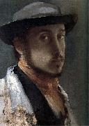 Edgar Degas Self-Portrait oil painting picture wholesale